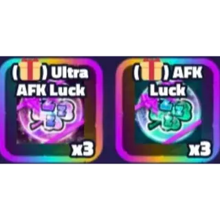 Afk Luck (3x)& Ultra Afk Luck (3x)