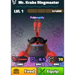Mr. Krab Ringmaster ( Rb Serial)