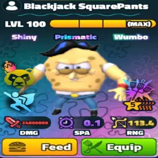 Sw 5s Blackjack SquarePants ( Lvl100 )