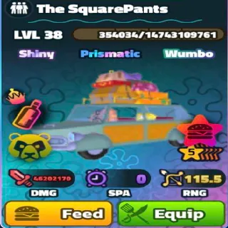 Sw 5star SquarePants ( Lvl38 )