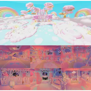 Rainbow Castle| Adopt Me House Design