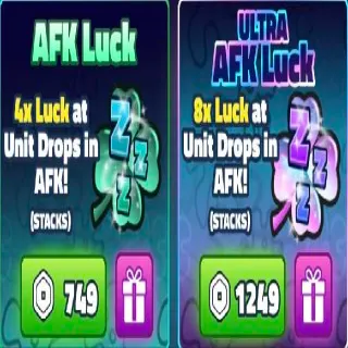 Afk Luck And ultra Afk Luck
