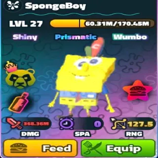 Shiny Wumbo Spongeboy