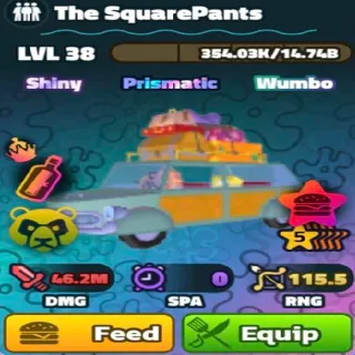 Sw 5s Maxed Squarepants ( Lvl38 )