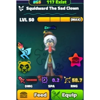 Squidward the sad clown #65