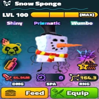 Sw 5s Maxed Snow Sponge
