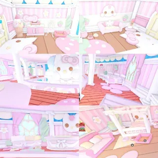 Preppy Ice Cream House | Adopt Me House Design 