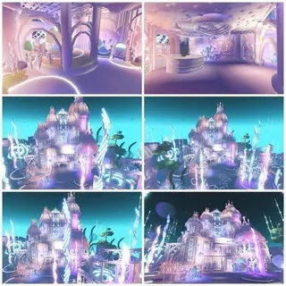 Underwater Mermaid Castle