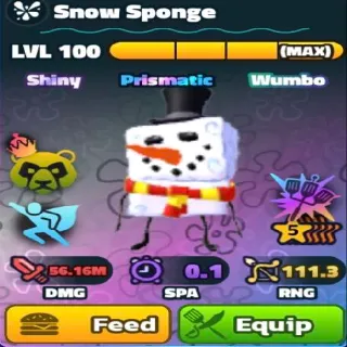 Sw 5s Maxed Snow Sponge