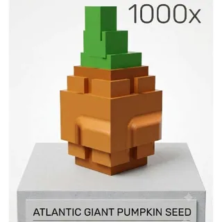 1000x Atlantic Giant Pumpkin Seed