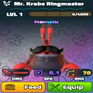 Mr. Krab Ringmaster ( Rb Serial )