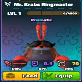 Mr. Krab Ringmaster ( Rb Serial )