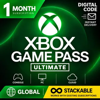 Xbox Game Pass Ultimate 1 Month | Global | Stackable