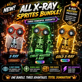 All X-Ray Sprite Bundle - You keep all!