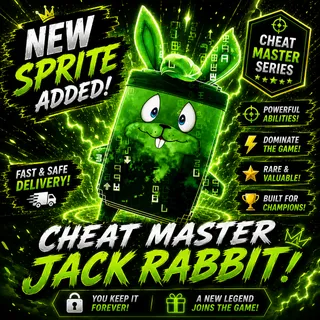 Cheat Master Jack Rabbit Sprite - New Sprite!