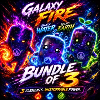 Galaxy Fire + Galaxy Earth + Galaxy Water Sprite!!