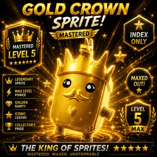 Mastered Gold Crown Sprite - level 5! (Index)