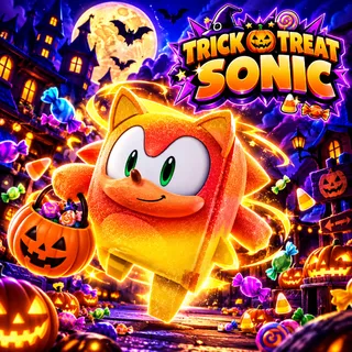 Mastered Trick or Treat Sonic Sprite - level 5
