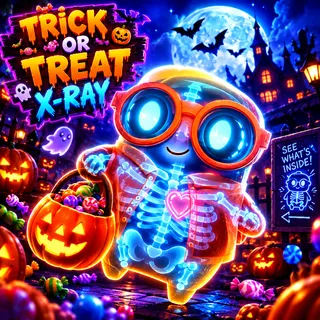 Mastered Trick or Treat X-Ray Sprite - level 5