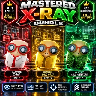Mastered X-Ray Sprite Bundle - level 5!