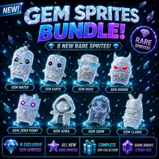 All Gem Sprites Bundle - Mega Rare (NEW)