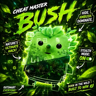 Cheat Master Bush Sprite - New Sprite (Mega Rare)