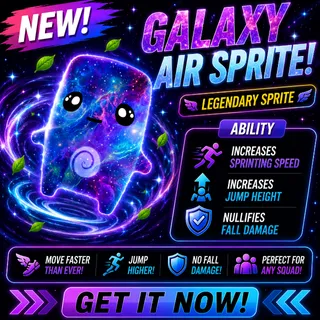 Galaxy Air Sprite Fortnite - NEW