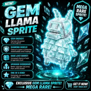 Gem Llama Sprite Fortnite - Mega Rare (NEW)
