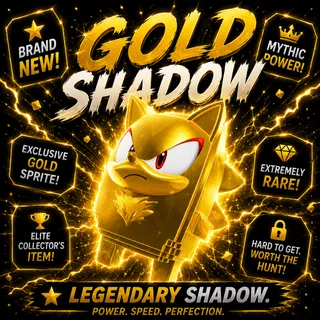 Gold Shadow Sprite - New Sprite (Rare)