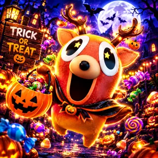 Mastered Trick or Treat Deer Sprite - level 5 