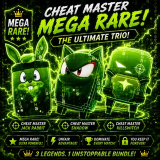 All 4 New Cheat Master Sprites - New! (You keep all)