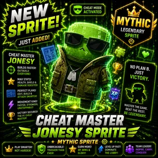 Cheat Master Jonesy Mythic Sprite - New Sprite Ultra Rare!!!