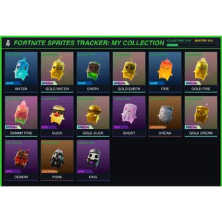 Custom order Gummy+Gold Sprite