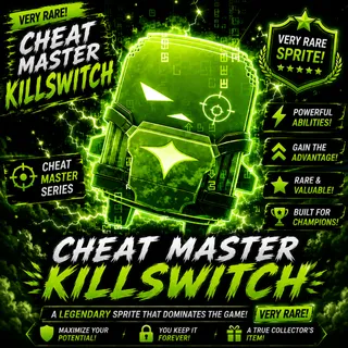 Mastered Cheat Master KillSwitch Sprite - level 5!