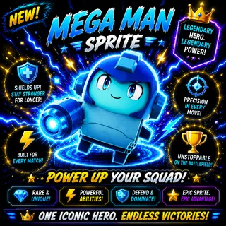 Mega Man Sprite - New (Available)