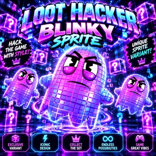 Loot Hacker Blinky Sprite - New!