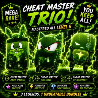 Mastered 3 New Cheat Master Sprites - New! (You keep all)