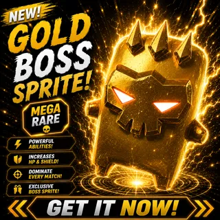 Gold Boss Sprite Fortnite (NEW) - Rare