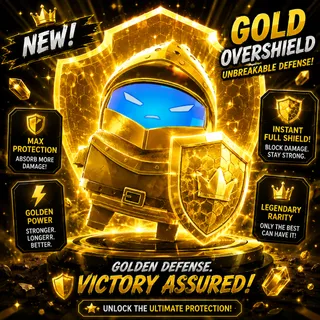 Gold Overshield Sprite - New (Available)