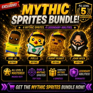 Mastered Mythic Sprites Bundle - Rare Mythic sprites 