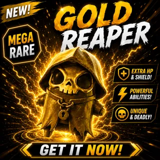 Gold Grim Reaper Sprite Fortnite - RARE (NEW)