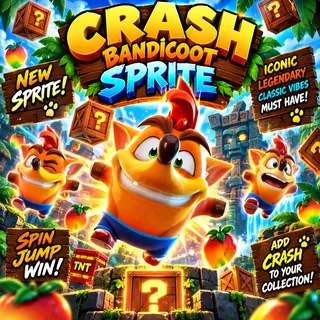 Crash Bandicoot Sprite - New!