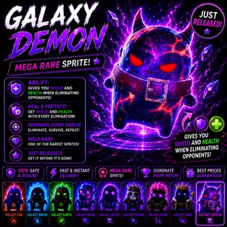 Galaxy Demon Sprite Fortnite (NEW)