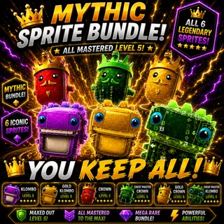 ALL 6 MYTHIC SPRITES — MASTERED LEVEL 5 Sprites