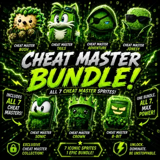 All New Cheat Master Sprites Bundle - 7 Sprites! (Rare)
