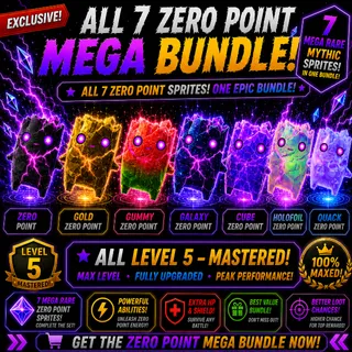 All 7 Mastered Zero Point Sprites Bundle - Includes 7 of them!