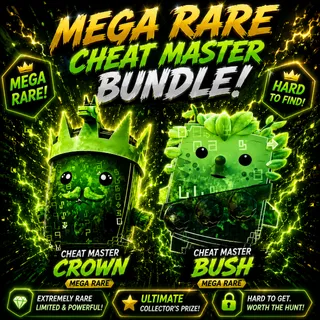 Cheat Master Bush and Cheat Master Crown Sprite!
