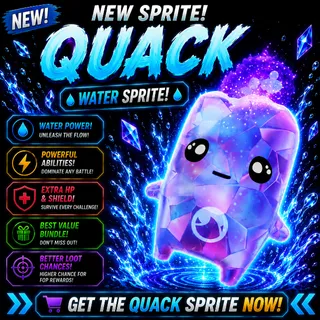 Mastered Quack Water Sprite - New Variant!