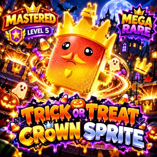 Mastered Trick or Treat Crown Sprite - level 5