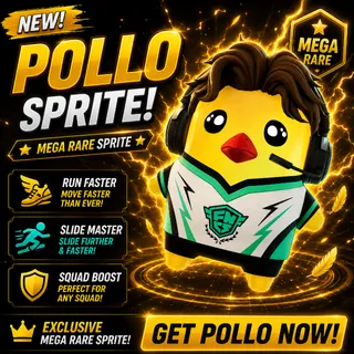 Mastered Pollo Sprite Fortnite - Mega Rare